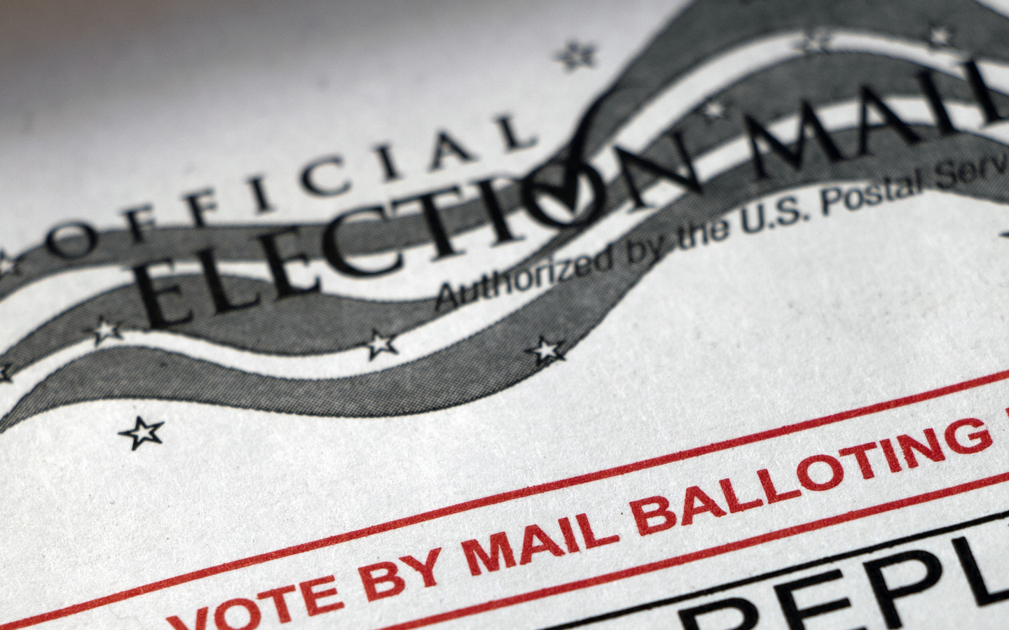 Election and Political Mail Envelope
