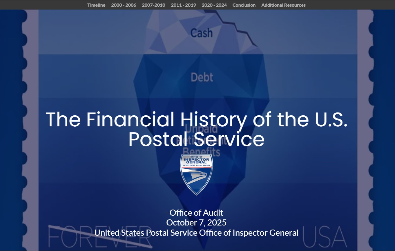 Digital Story: The Financial History of the U.S. Postal Service
