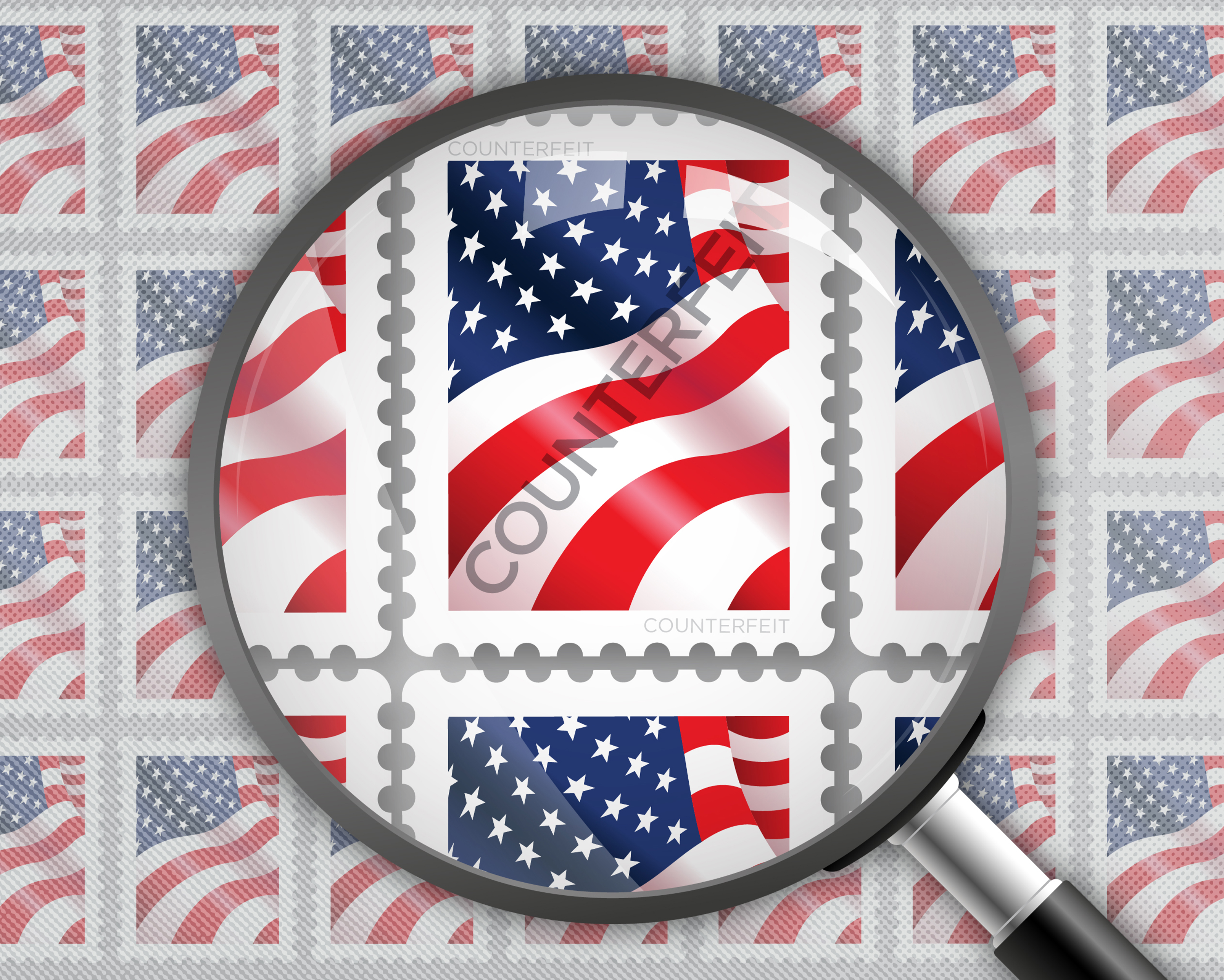 Counterfeit Stamps Cover
