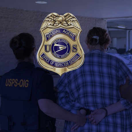 USPS OIG Officer and Badge