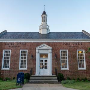 Easton Post Office Cover