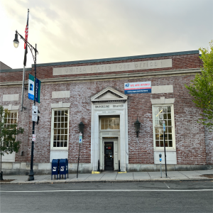 Photo of Brookline Post Office.