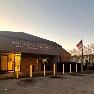 cover image: photo of Gray Main Post Office. 