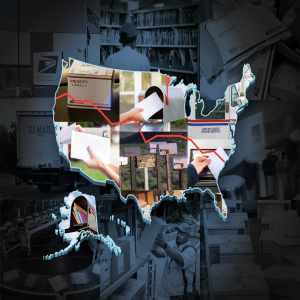 Cover art - Delivering for America: First‑Class Mail and Priority Mail Service Performance Update.