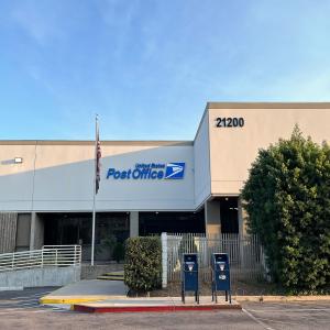 Cover image: photo of Woodland Hills Main Post Office. 