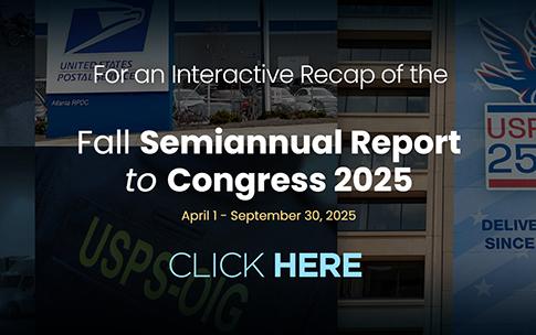 Fall 2025 Semiannual Report to Congress Shorthand
