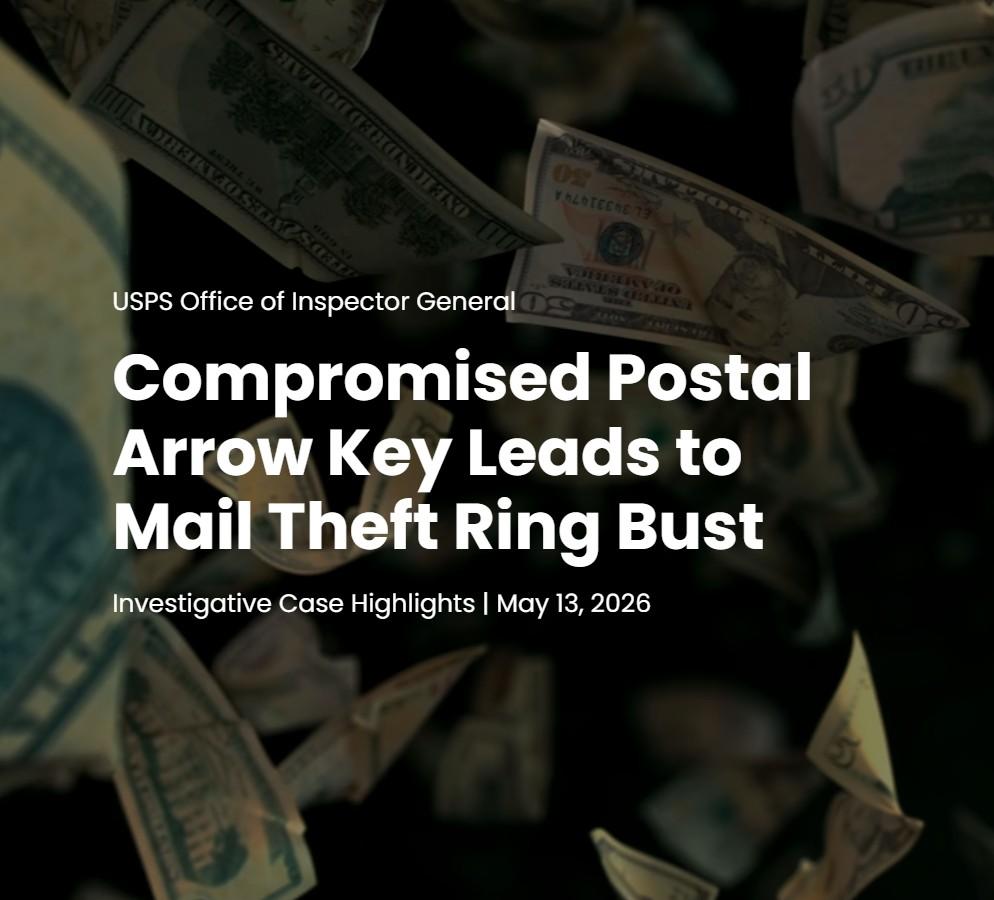 OICH Compromised Postal Arrow Key 2026-05-13