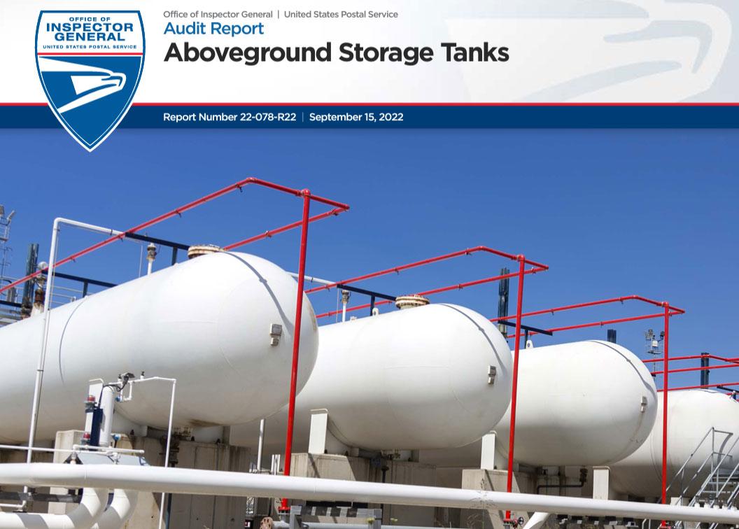 Aboveground Storage Tanks Office of Inspector General OIG