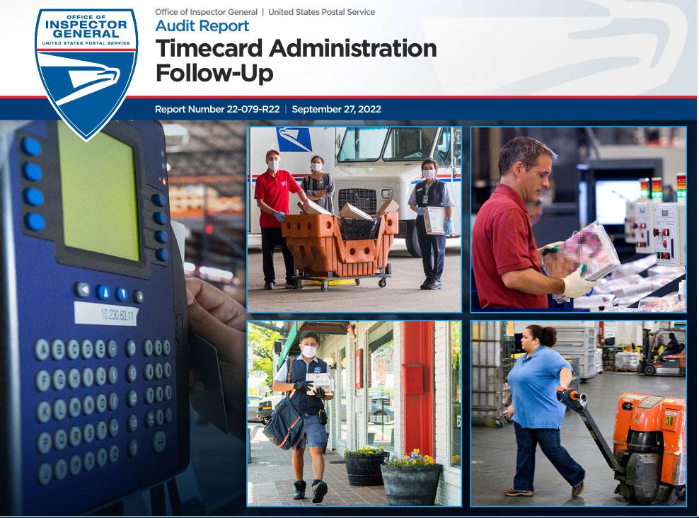 Timecard Administration FollowUp Office of Inspector General OIG