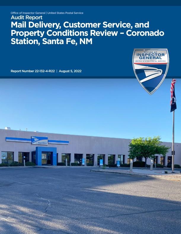 Mail Delivery, Customer Service, and Property Conditions Review