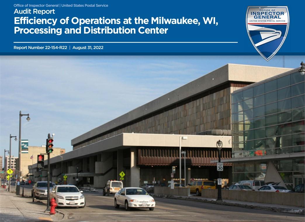 Efficiency of Operations at the Milwaukee, WI, Processing and