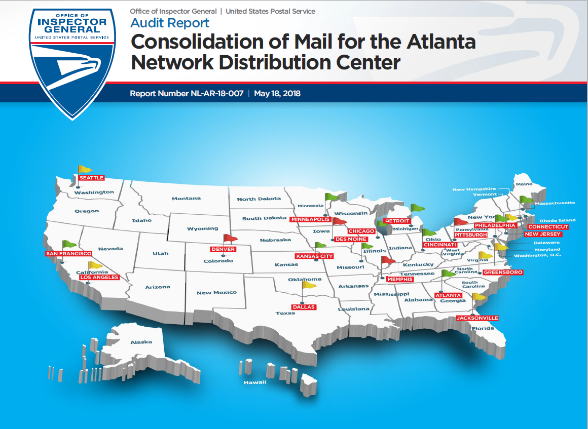 Consolidation of Mail for the Atlanta Network Distribution Center  Office of Inspector General OIG