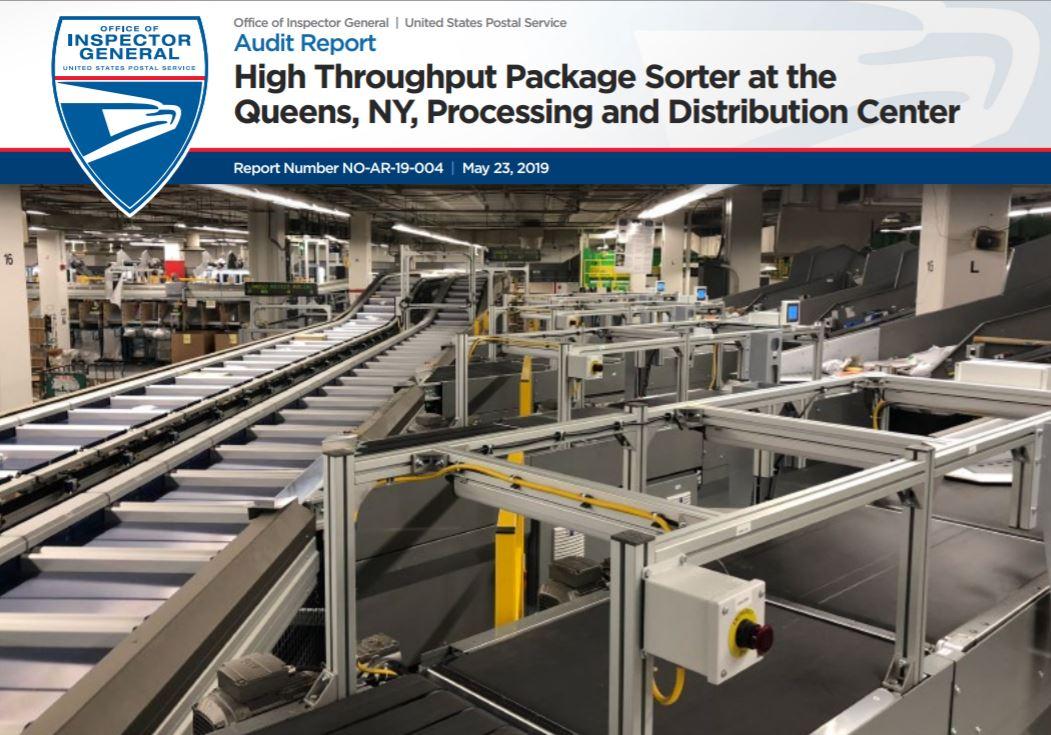 High Throughput Package Sorter at the Queens, NY, Processing and