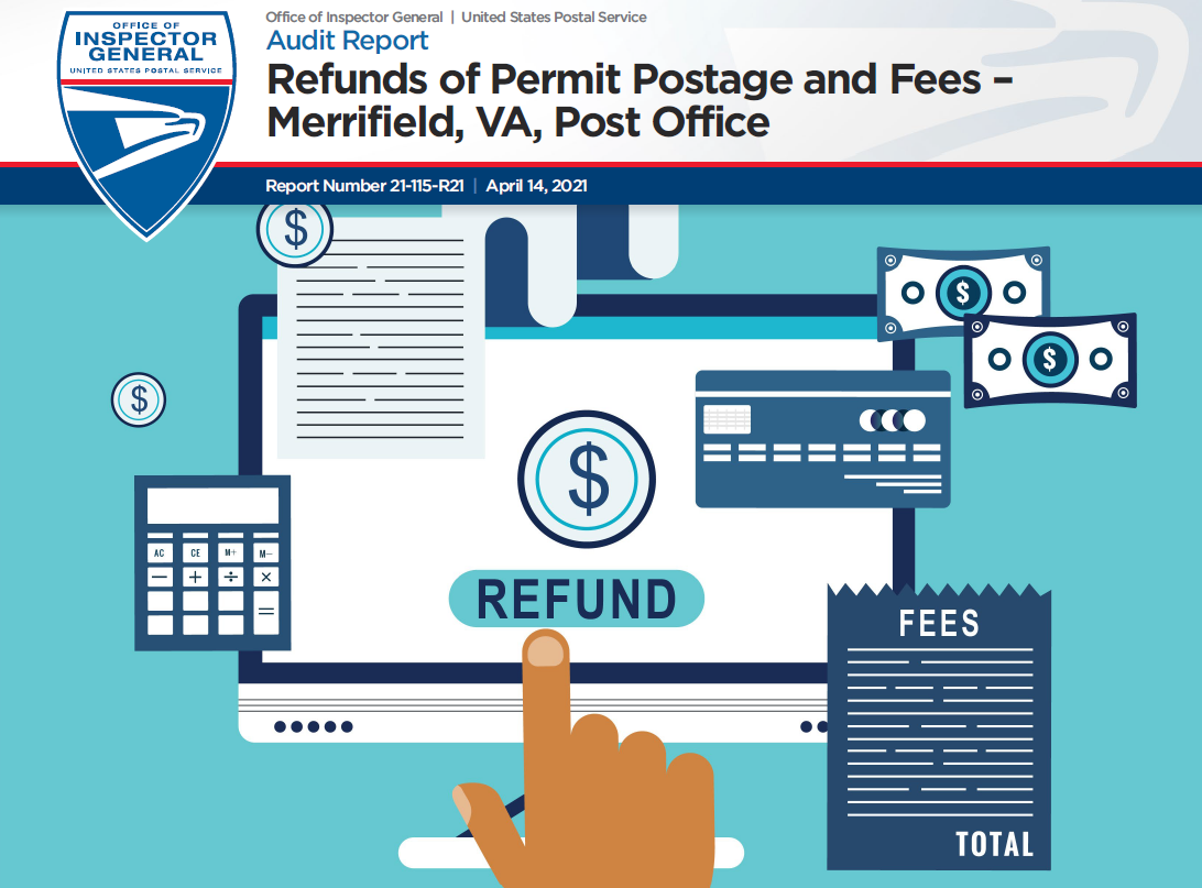 Refunds of Permit Postage and Fees Merrifield, VA, Post Office Office of Inspector General OIG