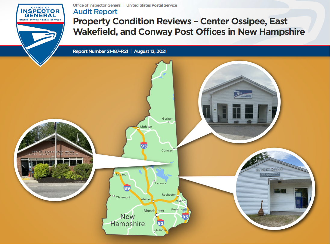 Property Condition Reviews Center Ossipee, East Wakefield, and Conway