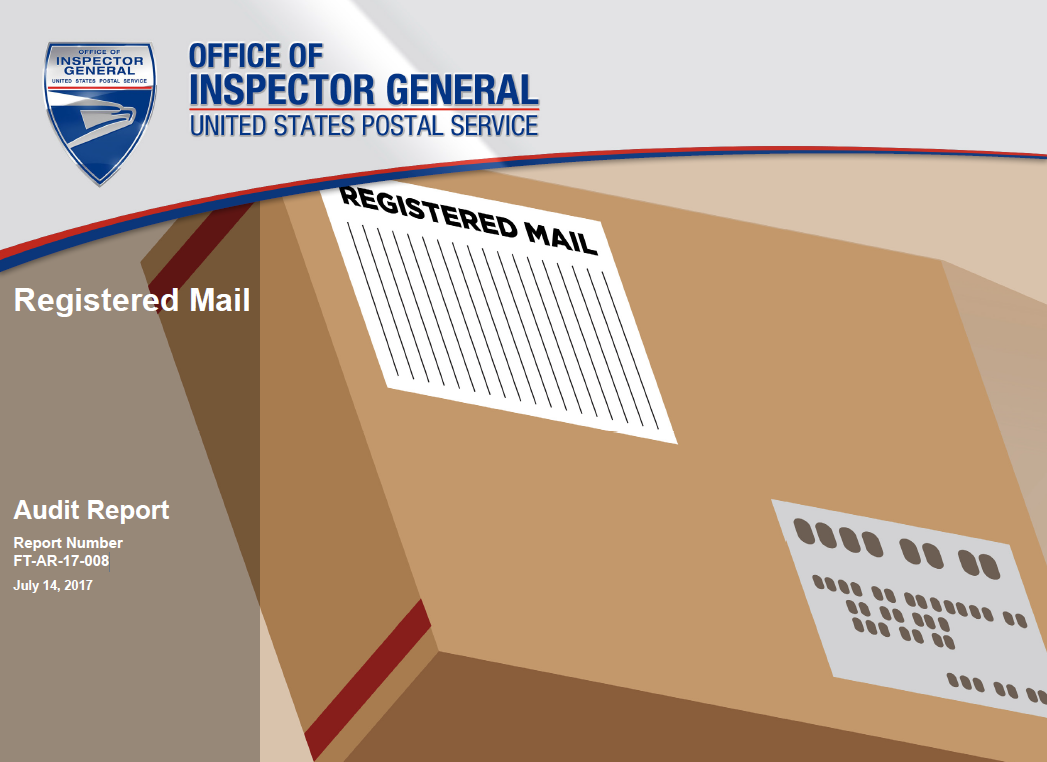 Registered Mail Office of Inspector General OIG