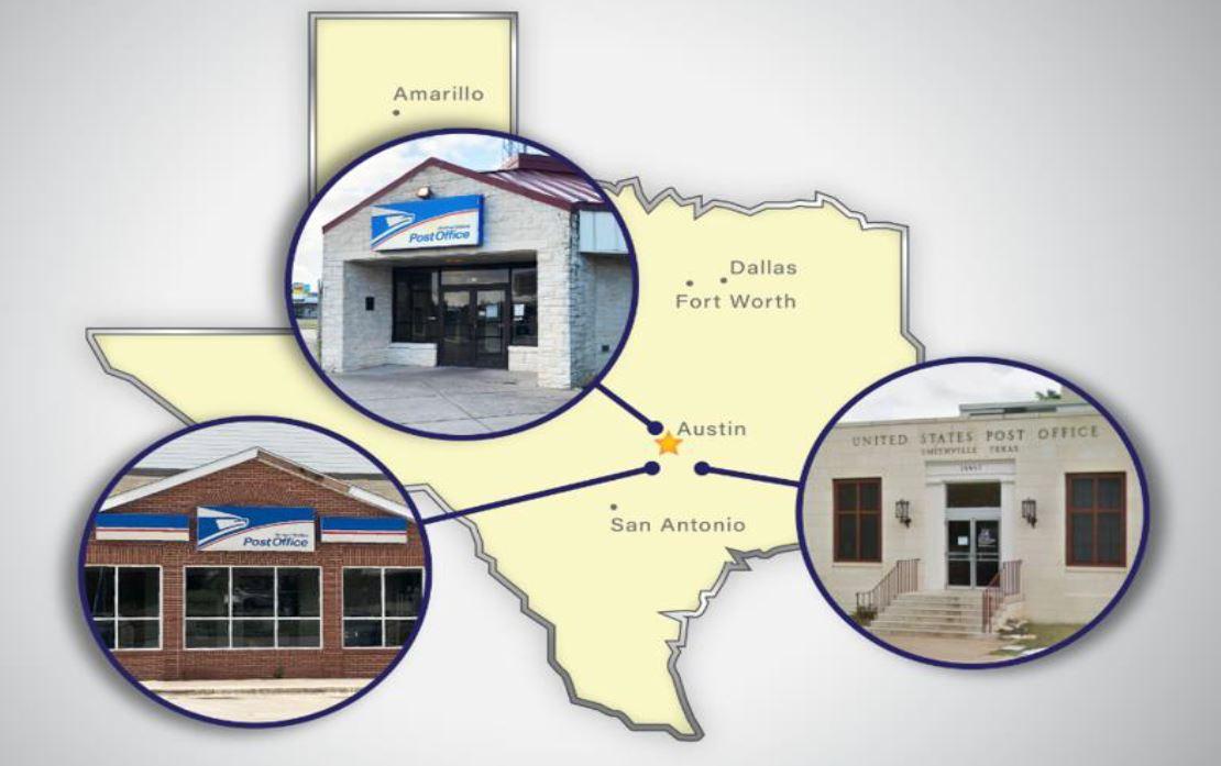 Property Condition Reviews Smithville, Leander, and Kyle Post Offices
