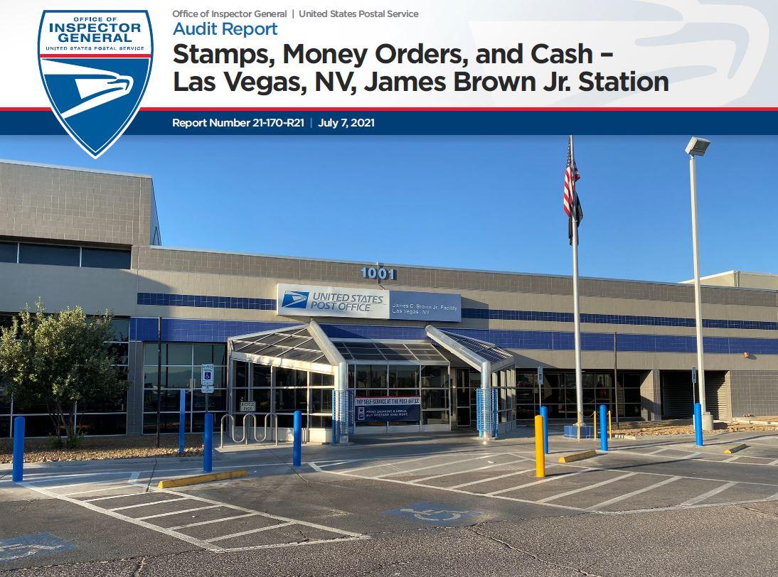 Stamps, Money Orders, and Cash Las Vegas, NV, James Brown Jr. Station