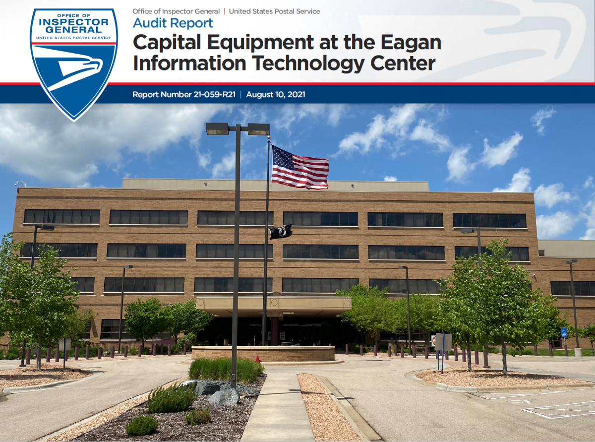 Capital Equipment at the Eagan Information Technology Center Office