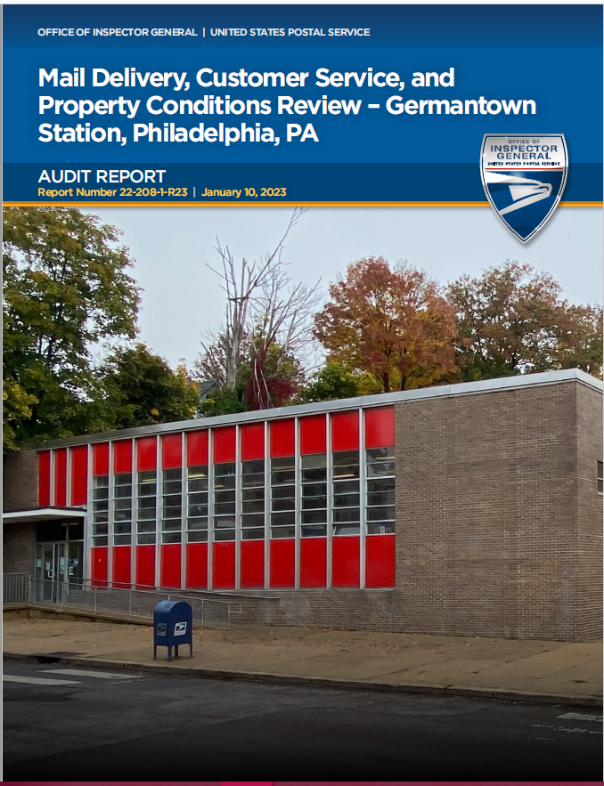 Mail Delivery, Customer Service, and Property Conditions Review