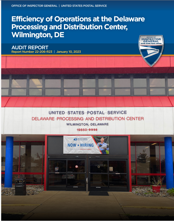 Efficiency of Operations at the Delaware Processing and Distribution