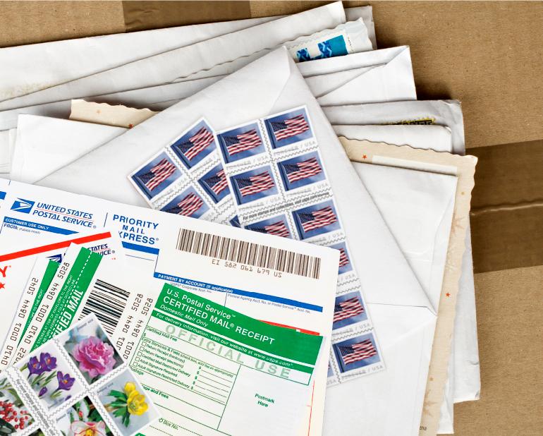 how do you mail papers