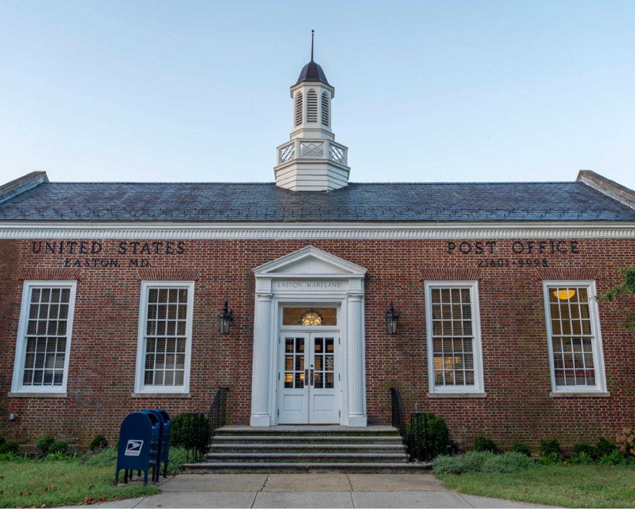 Easton Post Office in Easton, MD Delivery Operations Office of