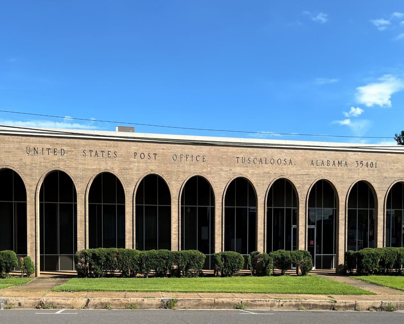 Tuscaloosa Main Post Office, Tuscaloosa, AL Delivery Operations