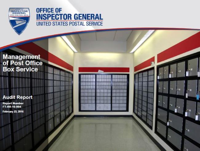 what is post office box service