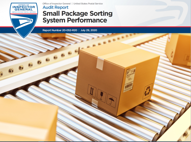 Small Package Sorting System Performance | Office of Inspector General OIG