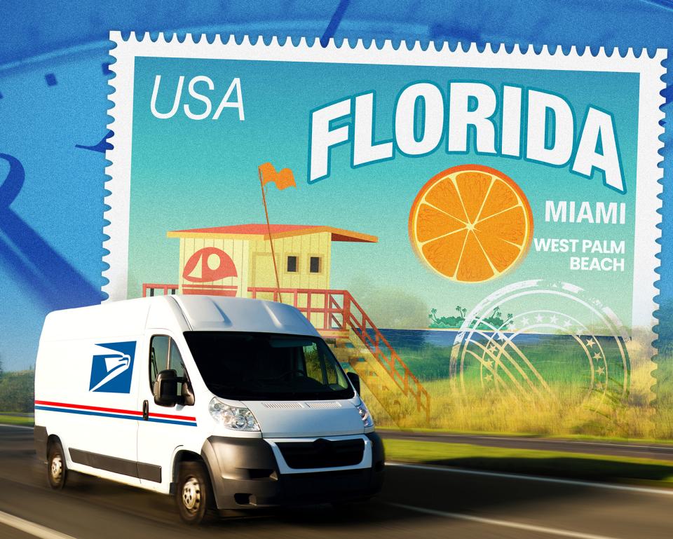 Timeliness of First-Class Mail in SE Florida Cover