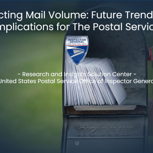Digital Story: Projecting Mail Volume